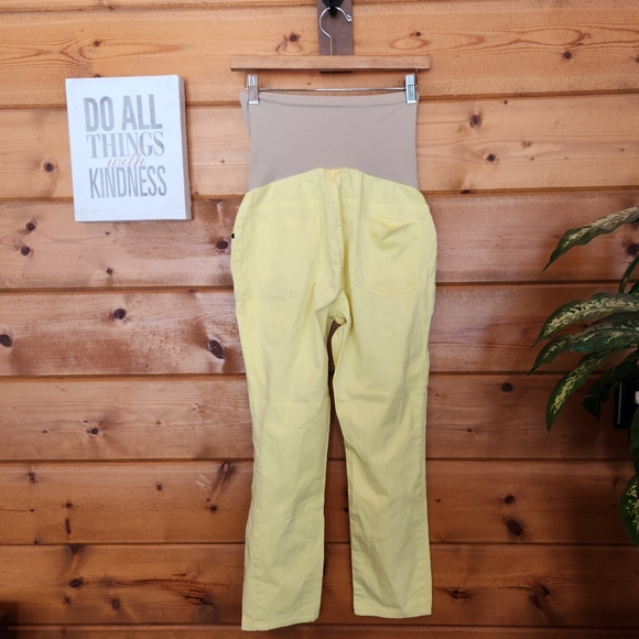 Motherhood Maternity Jean Secret Fit Belly Tummy Control Straight Crop Sz L X26" - Picture 5 of 8